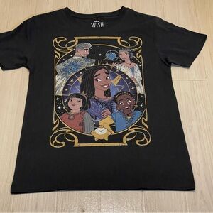 NWOT Disney Wish Graphic T-Shirt Men’s Size M Can Be Unisex Color Charcoal